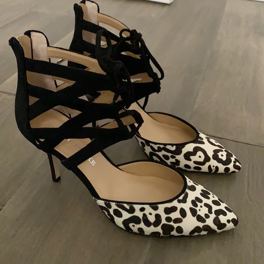 Suede heels